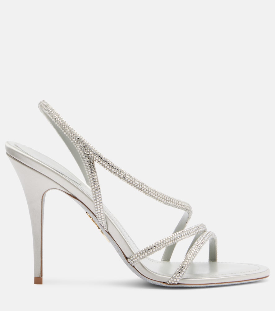 Crystal-Embellished Sandals