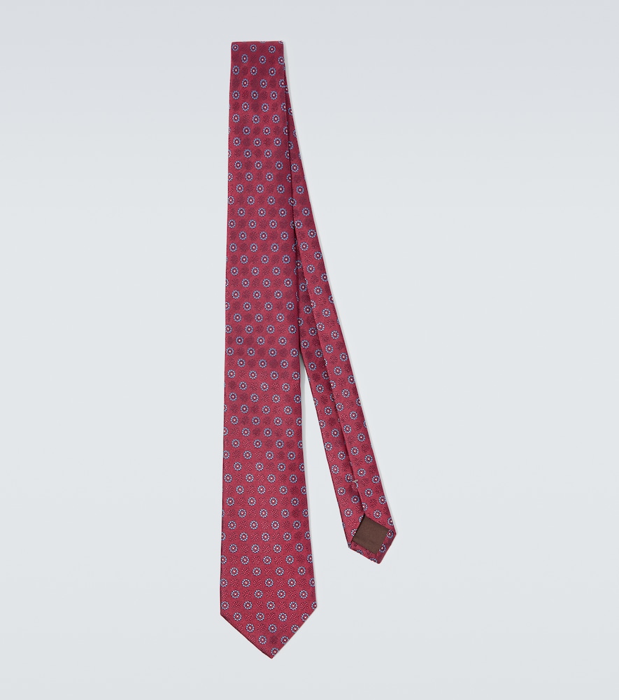 Canali Silk jacquard tie