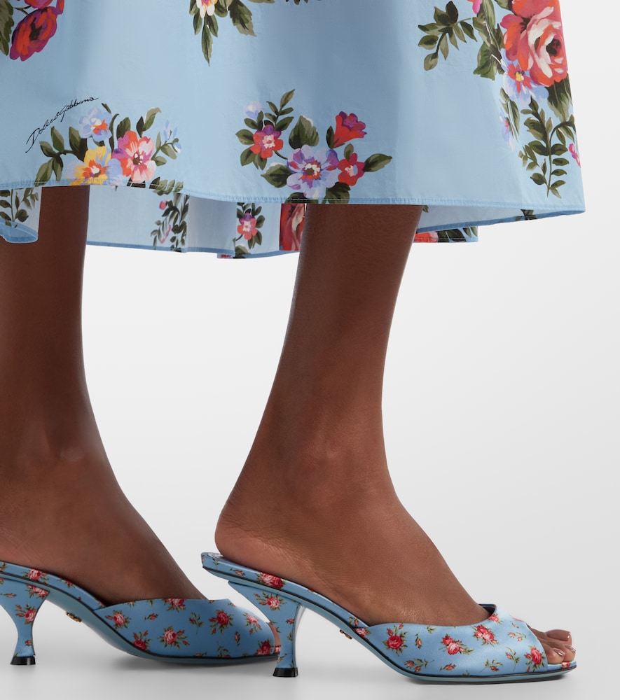 Dolce&Gabbana Keira 60 Floral Mules