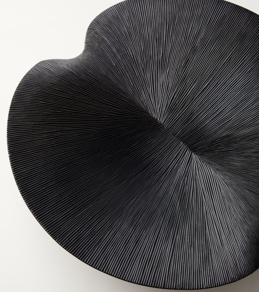  Zanat Zanat Kala Low Walnut Bowl By Monica Foerster 