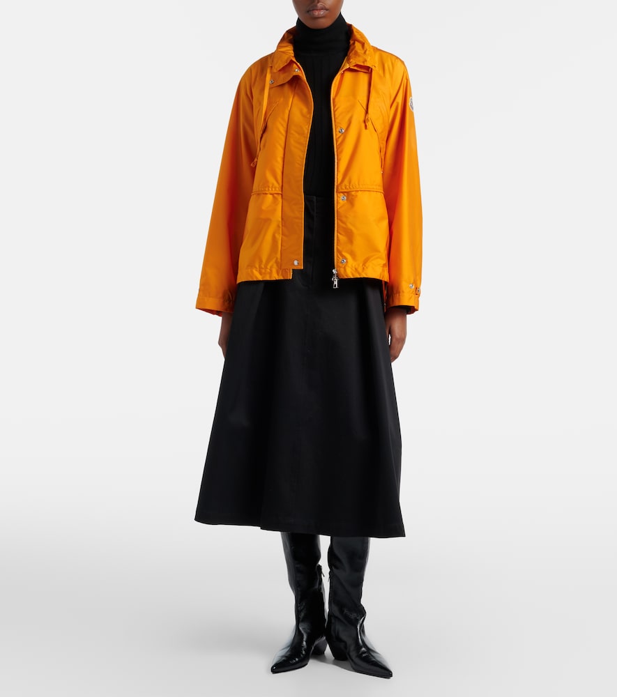 Moncler Reghena Technical Jacket In Orange