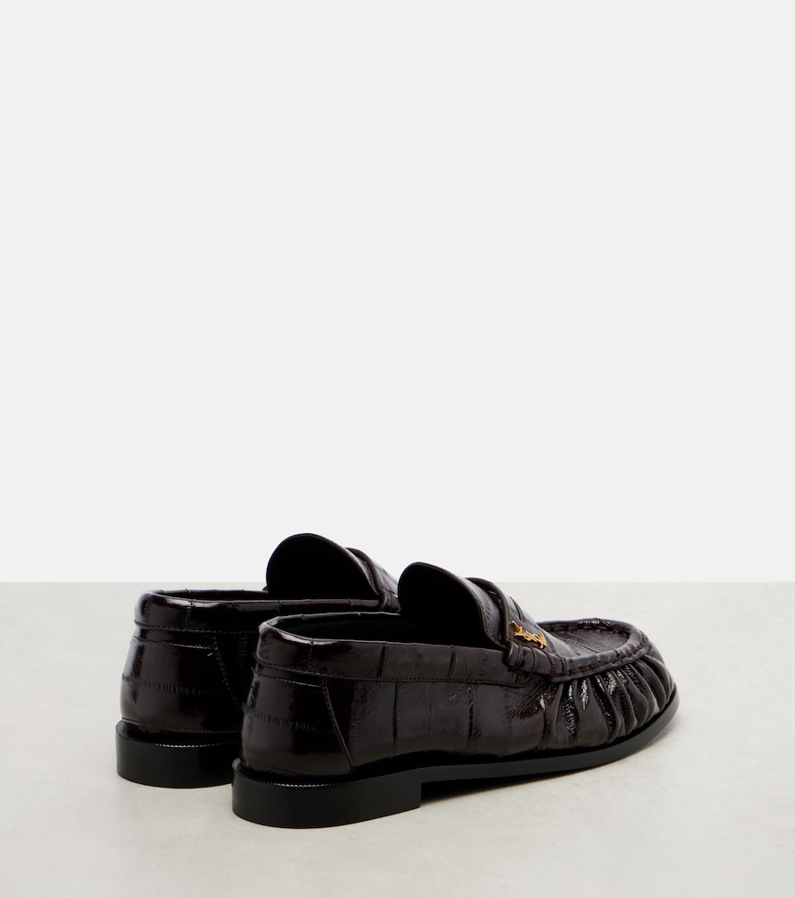  Saint Laurent Saint Laurent Loafers Aus Aalleder 