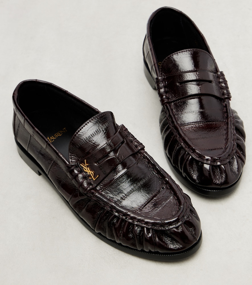  Saint Laurent Saint Laurent Loafers Aus Aalleder 