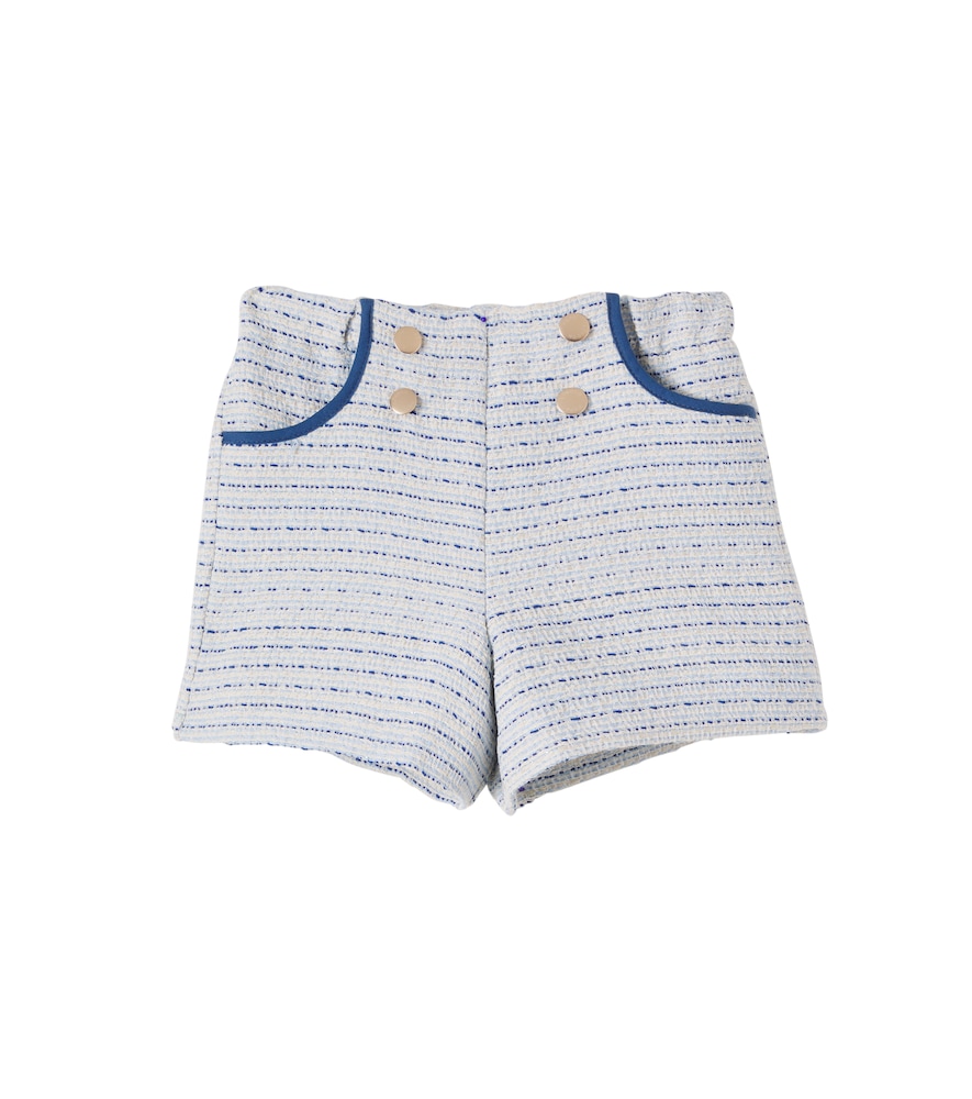 Shorts aus Bouclé