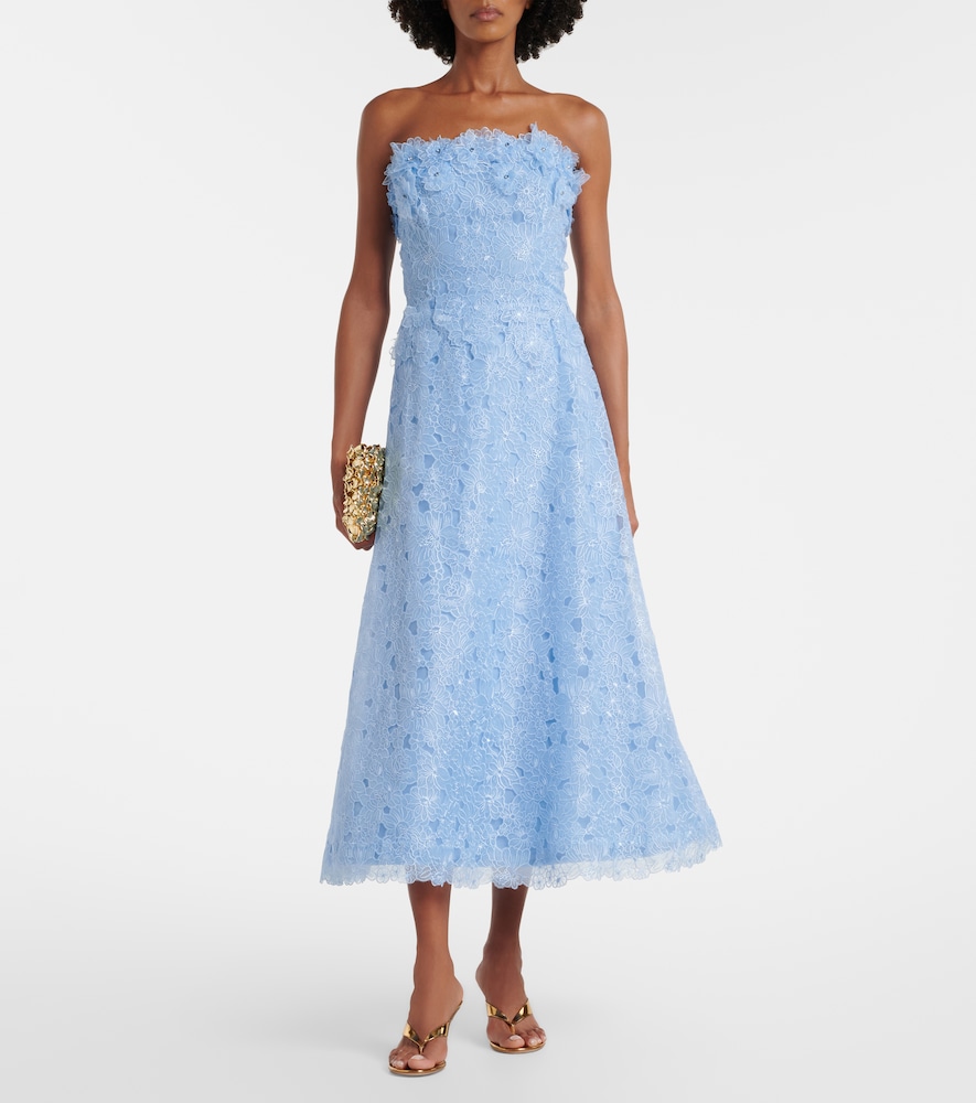  Costarellos Costarellos Cocktailkleid Anessa Aus Organza Mit Spitze 