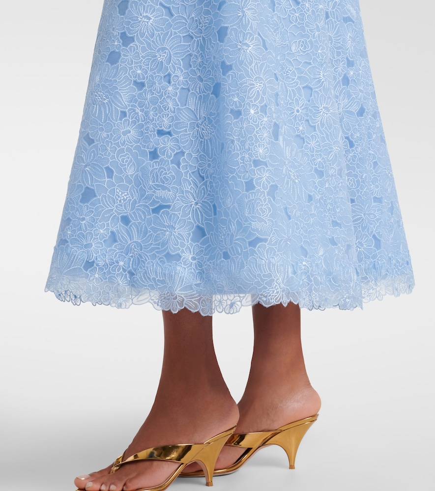  Costarellos Costarellos Cocktailkleid Anessa Aus Organza Mit Spitze 