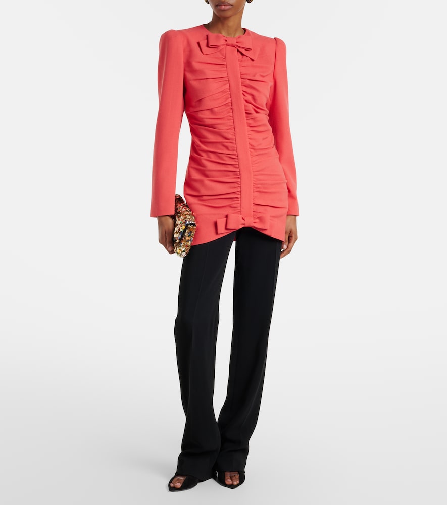 Valentino Crêpe straight pants