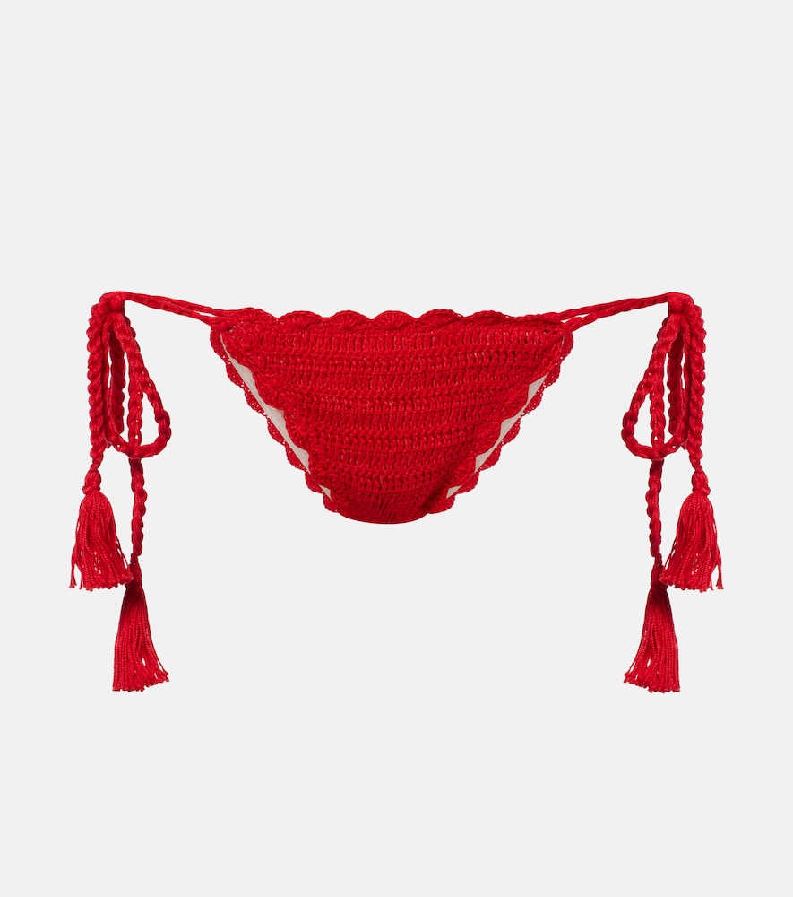 Anna Kosturova Crochet cotton bikini bottoms