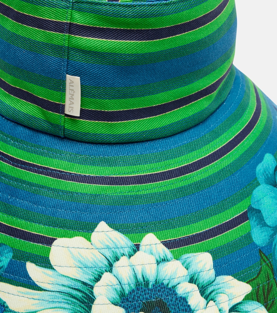  Alemais Alemais Margo Printed Cotton Canvas Sun Hat 