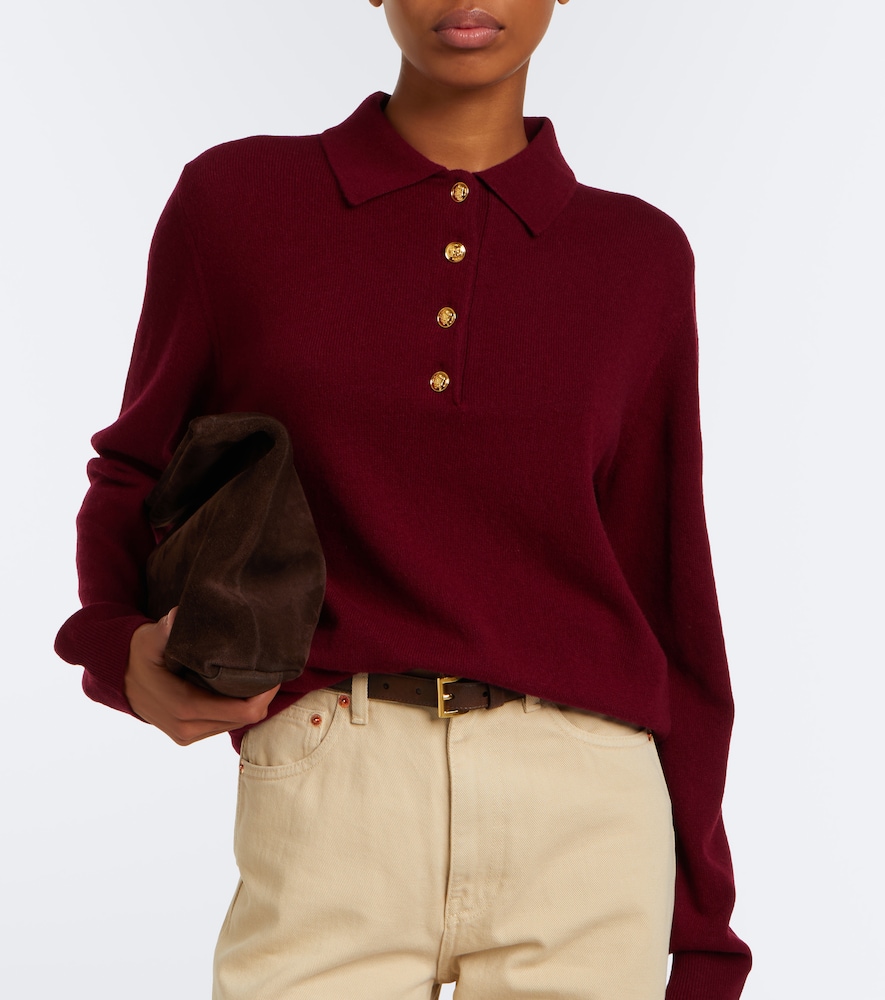 Blazé Milano Highland Wool And Cashmere Polo Sweater