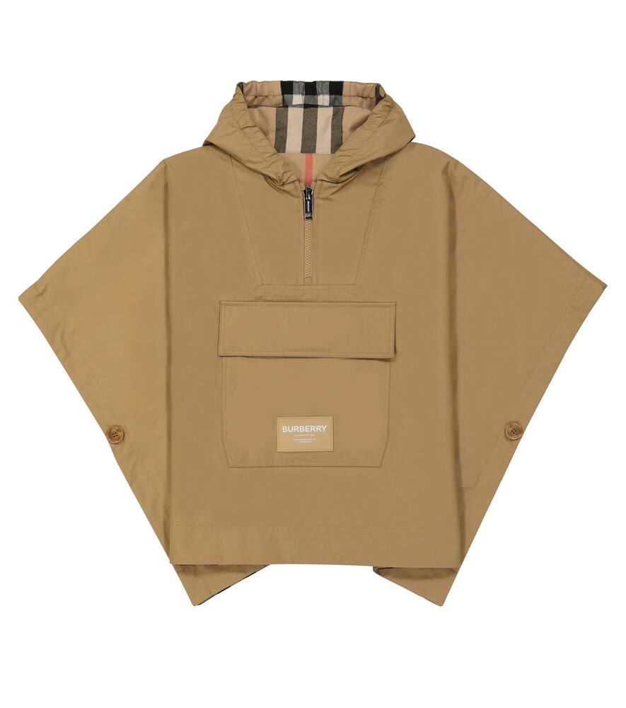 Burberry Kids Reversible Vintage Check poncho