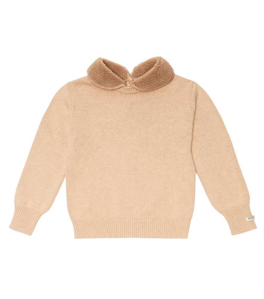 Donsje Freder faux fur-trimmed sweater