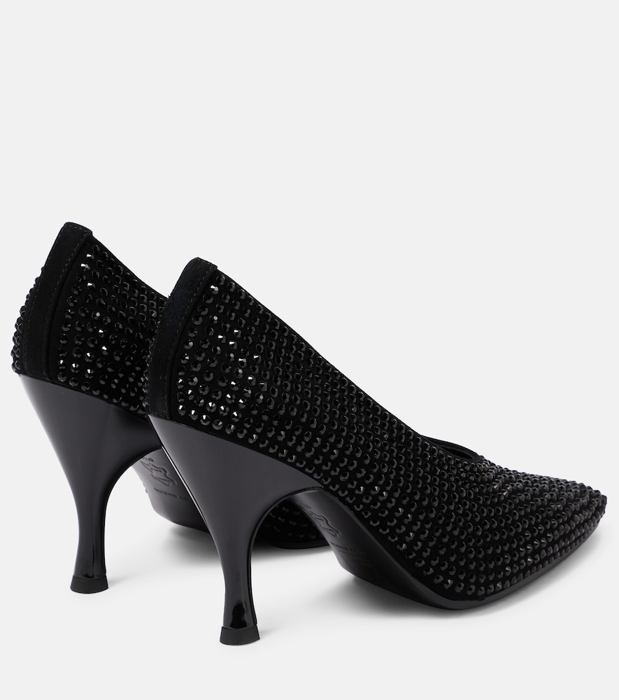  Tory Burch Tory Burch Crystal-embellished Pumps 