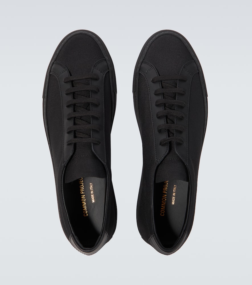 Common Projects Original Achilles Leather Sneakers In Black