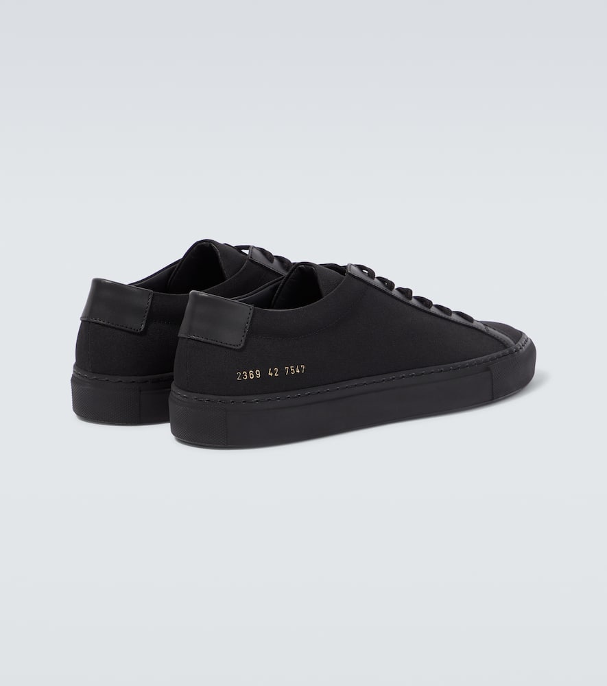 Common Projects Original Achilles Leather Sneakers In Black