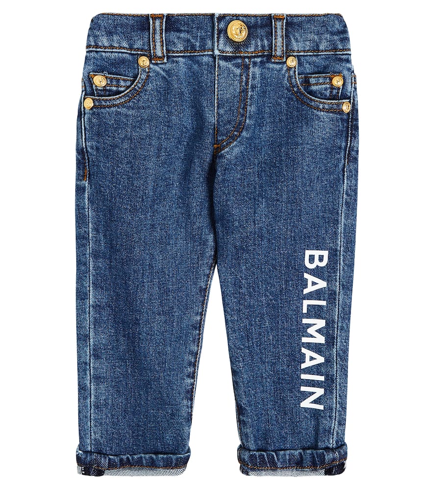 Balmain Kids Baby logo jeans