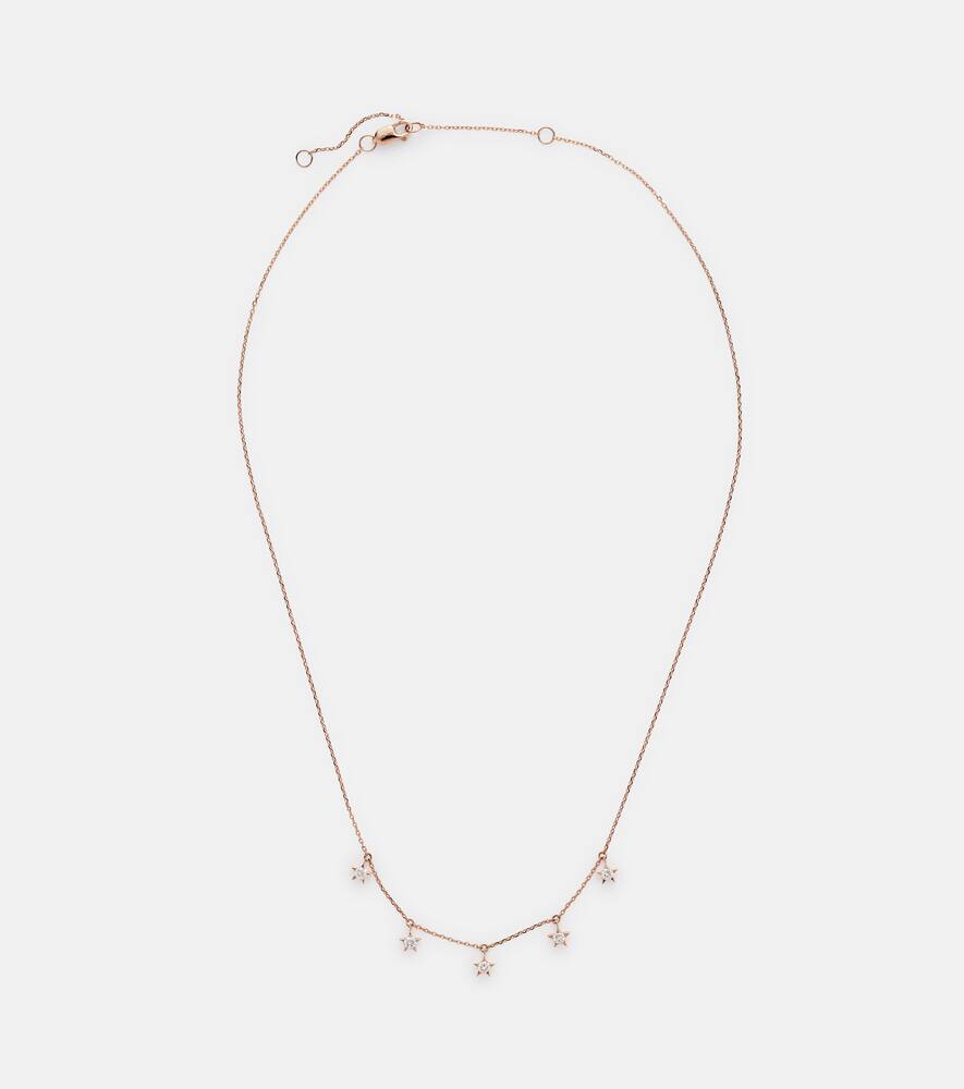 Roxanne First Star 14kt rose gold necklace with diamonds