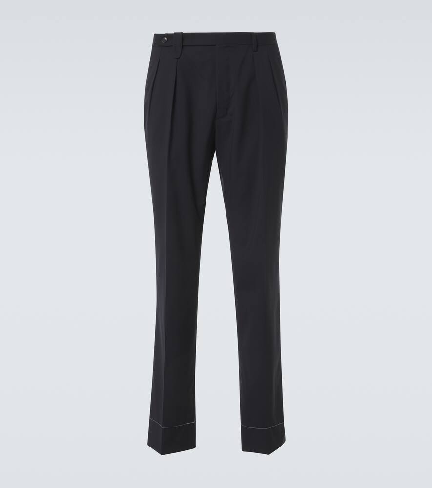 Brioni Elba wool straight pants