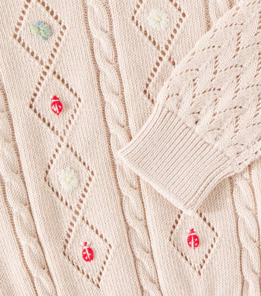  Loro Piana Kids Loro Piana Kids Pullover Aus Baumwolle Und Kaschmir 