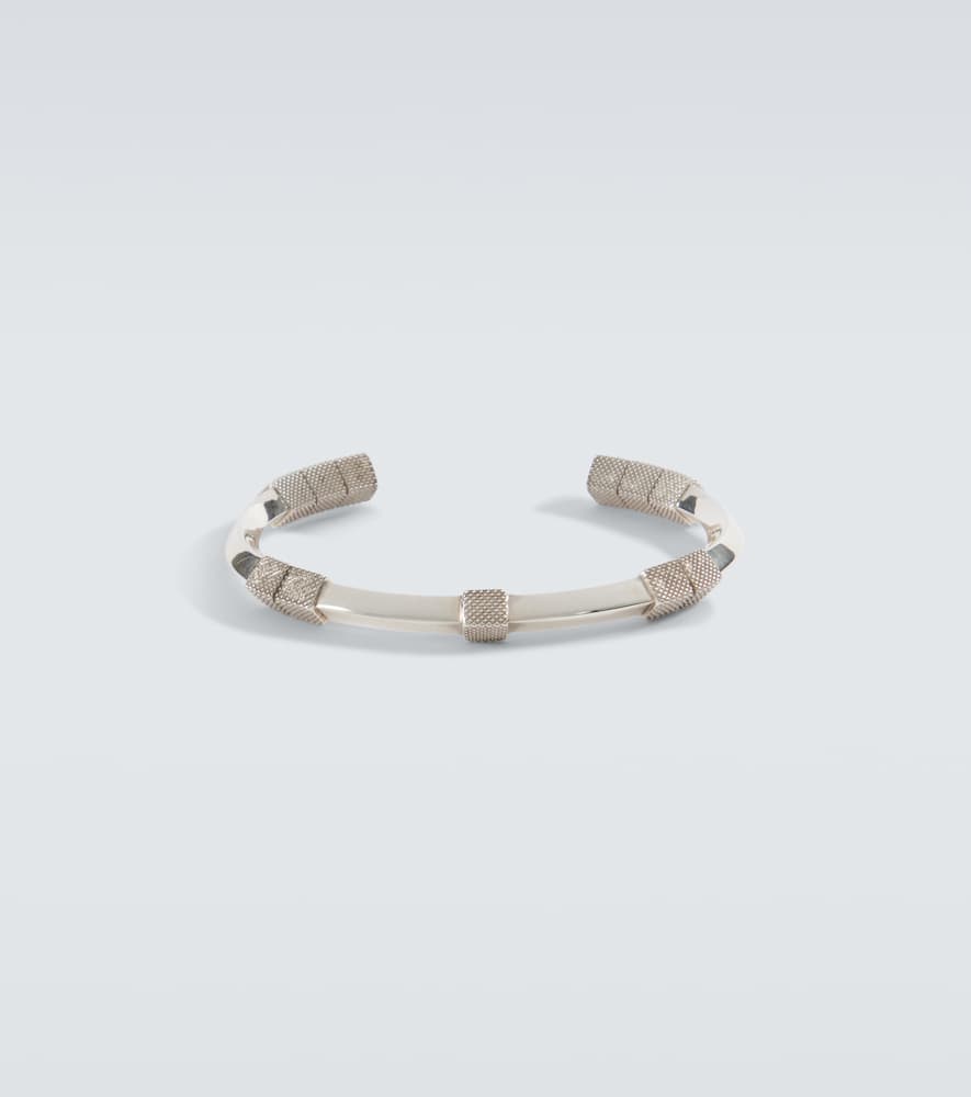 Bottega Veneta Sterling silver cuff bracelet