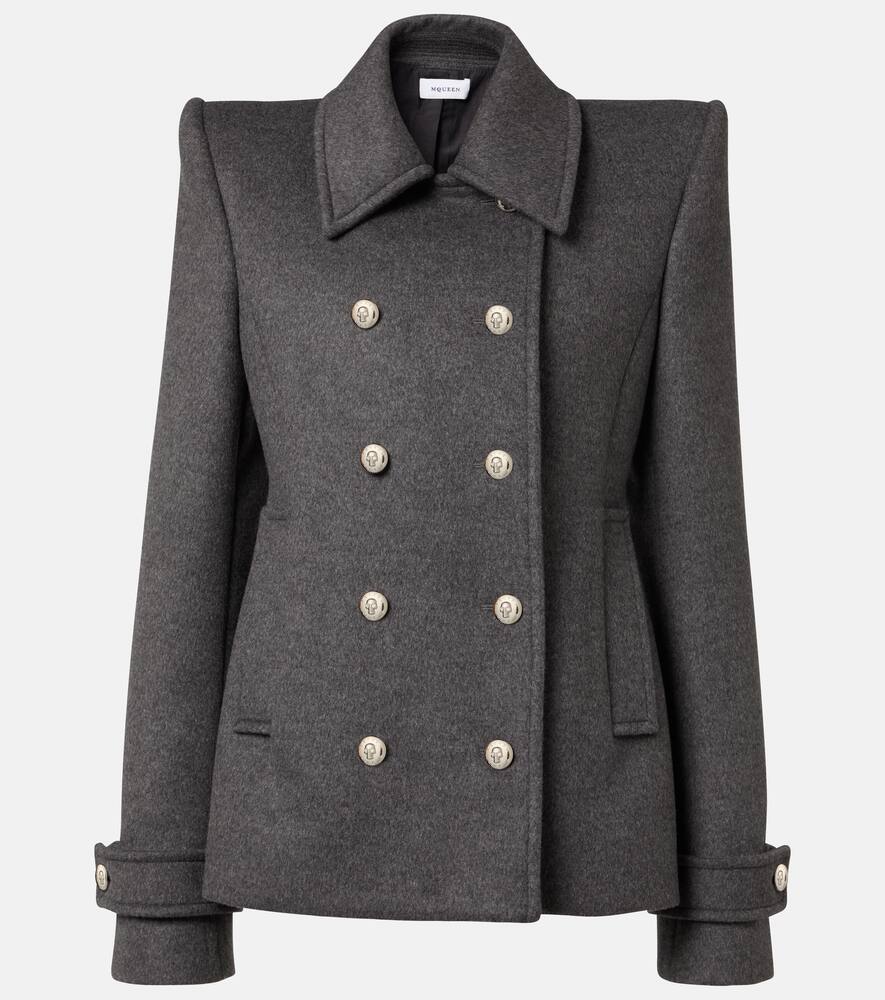 Alexander McQueen Wool and cashmere peacoat