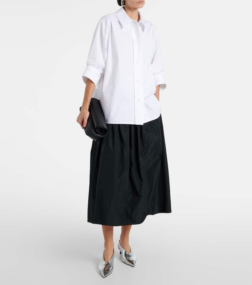 Jil Sander Pleated midi skirt