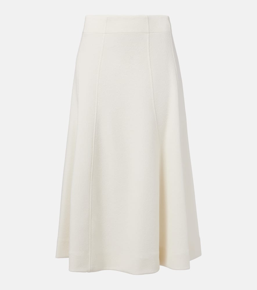 Knitted midi skirt