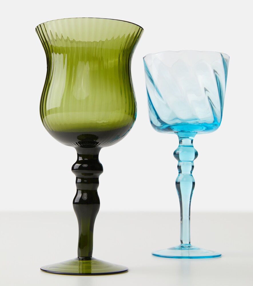  Bitossi Bitossi Set Aus Sechs Weingläsern 