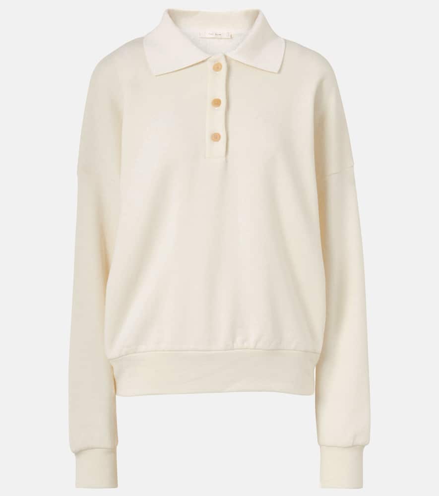 Corzas cotton and cashmere polo sweater