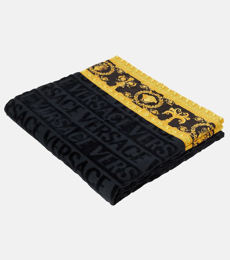 I Love Baroque cotton terry beach towel