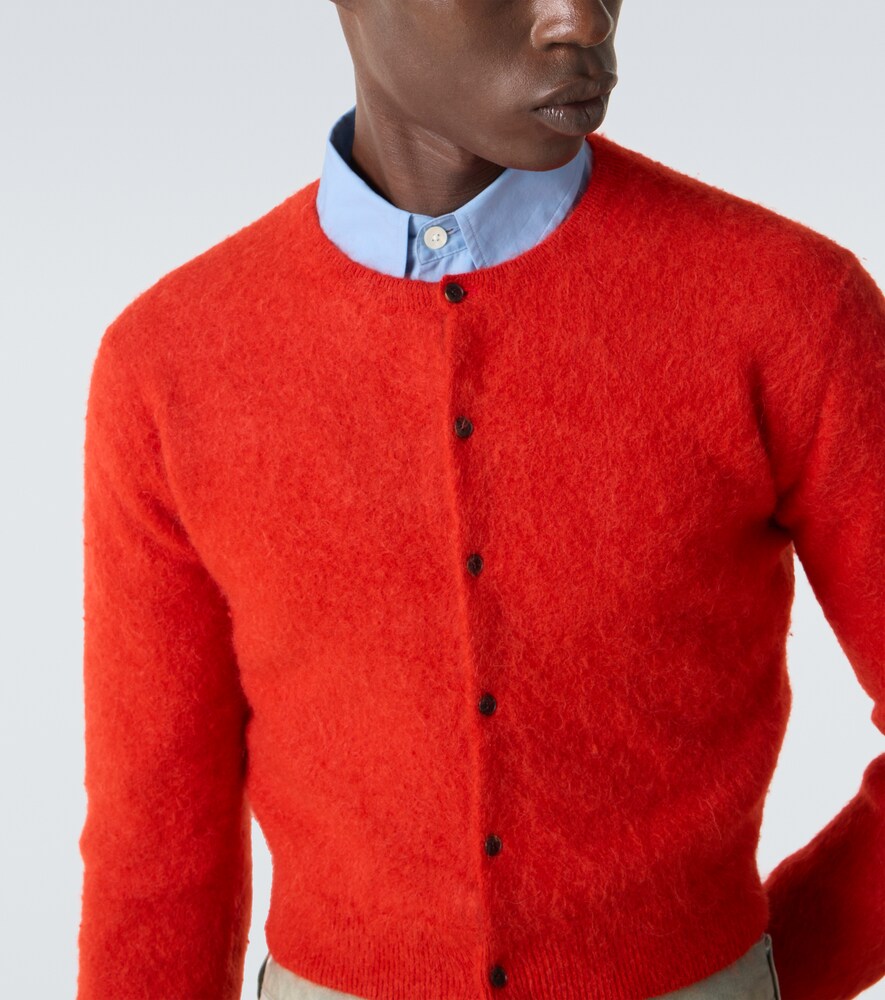  Auralee Auralee Cardigan Aus Alpakawolle 