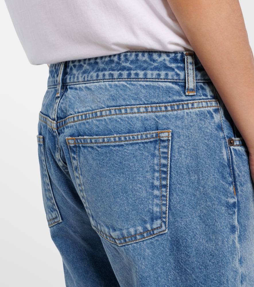 The Row Riaco Mid-rise Straight Jeans In Blue