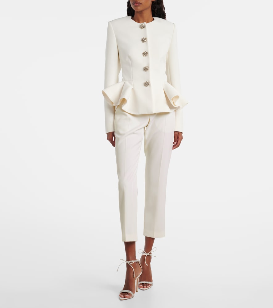 Tomomi Embellished Peplum Jacket