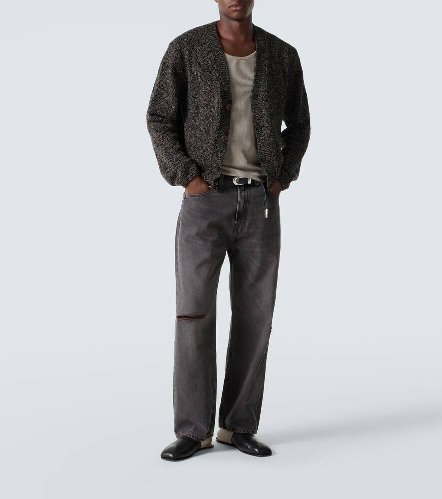 Our Legacy Academy Wool Cardigan In Black