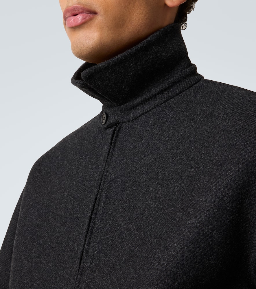 The Row Dantes Wool And Cashmere Jacket In Black