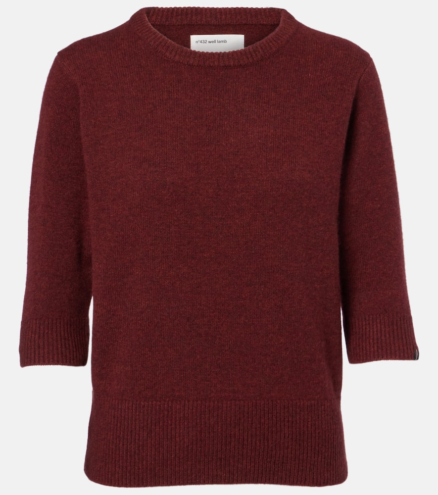Extreme Cashmere Well Lamb Cashmere Sweater In Burgundy
