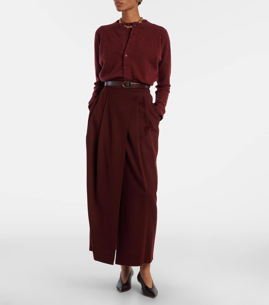 Extreme Cashmere Well Lamb Cashmere Sweater In Burgundy