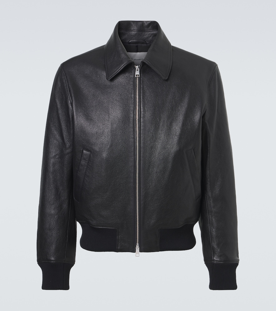 Giacca blouson in pelle