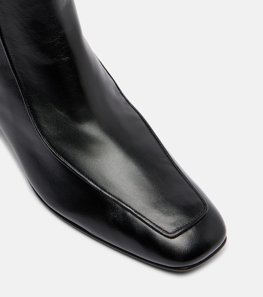 Herbert Levine Shadow Ban 30 Leather Ankle Boots In Black