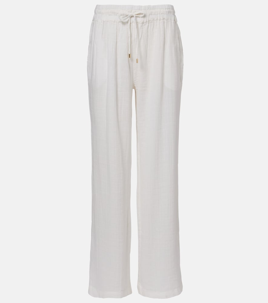Melissa Odabash Krissy Cotton Wide Leg Pants