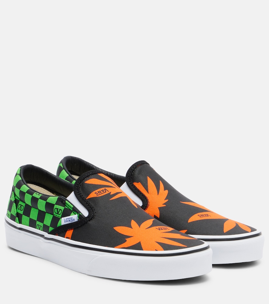 Valentino Garavani x Vans VLogo printed canvas slip-on sneakers | Thumbnail 7