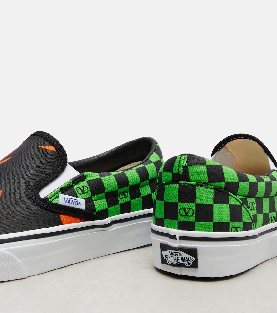  Valentino Garavani Valentino Garavani X Vans Slip-ons Vlogo Aus Canvas 