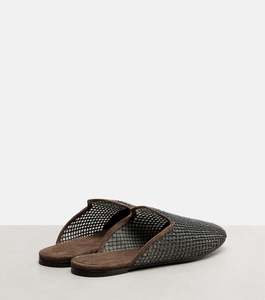  Brunello Cucinelli Brunello Cucinelli Monili Mules 