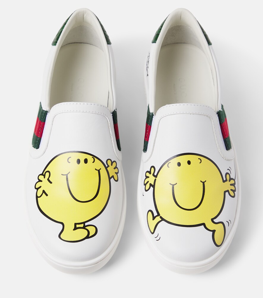  Gucci Kids Gucci Kids X Mr. Men Little Miss Slip-ons Aus Leder 