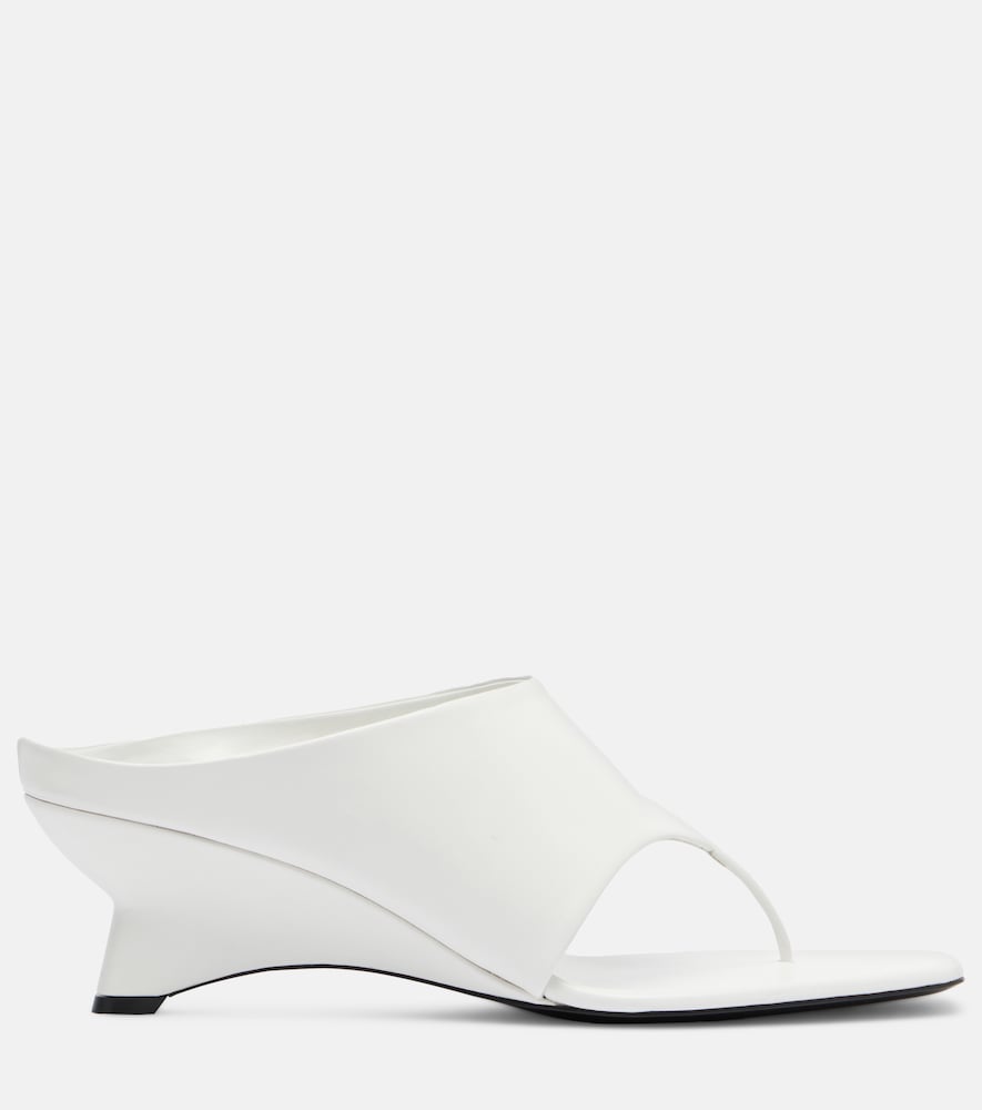  Khaite Khaite Marlow 55 Leather Mules 