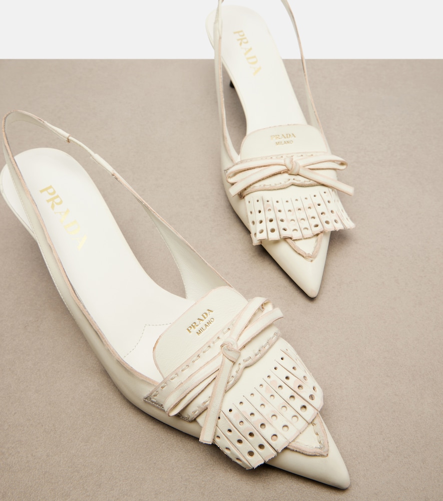  Prada Prada Slingback-pumps Aus Leder 