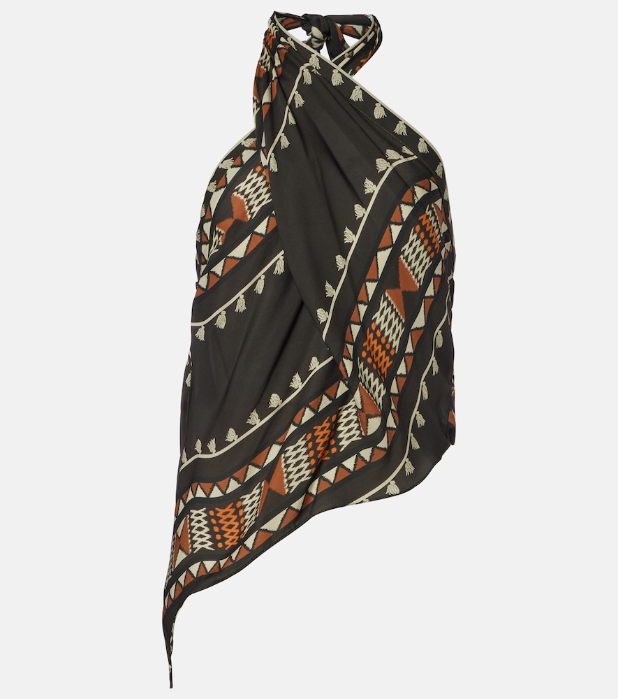 Johanna Ortiz Top Ancestral en georgette de soie 660 €