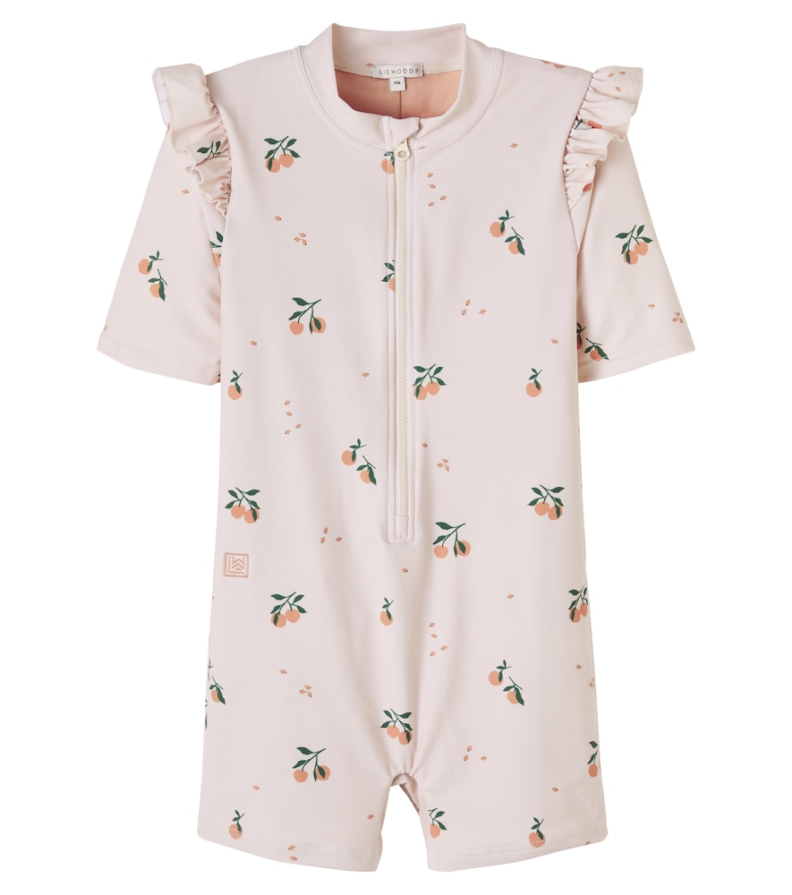 Liewood Beige Amel Printed Rashguard Swimsuit Y Size 3 - Mytheresa