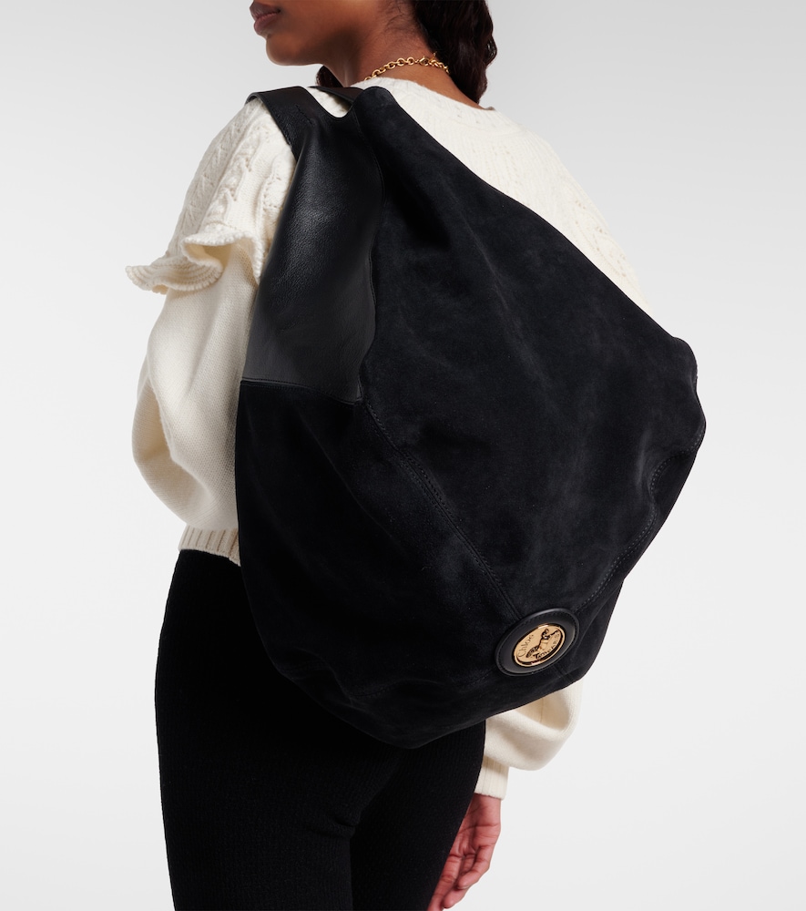 Chloé Chloé Balloon Medium leather and suede shoulder bag