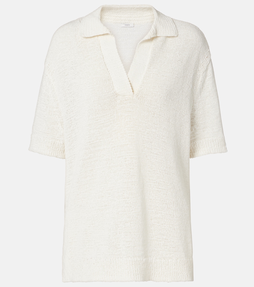 Oversize-Polohemd Rian aus einem Baumwollgemisch